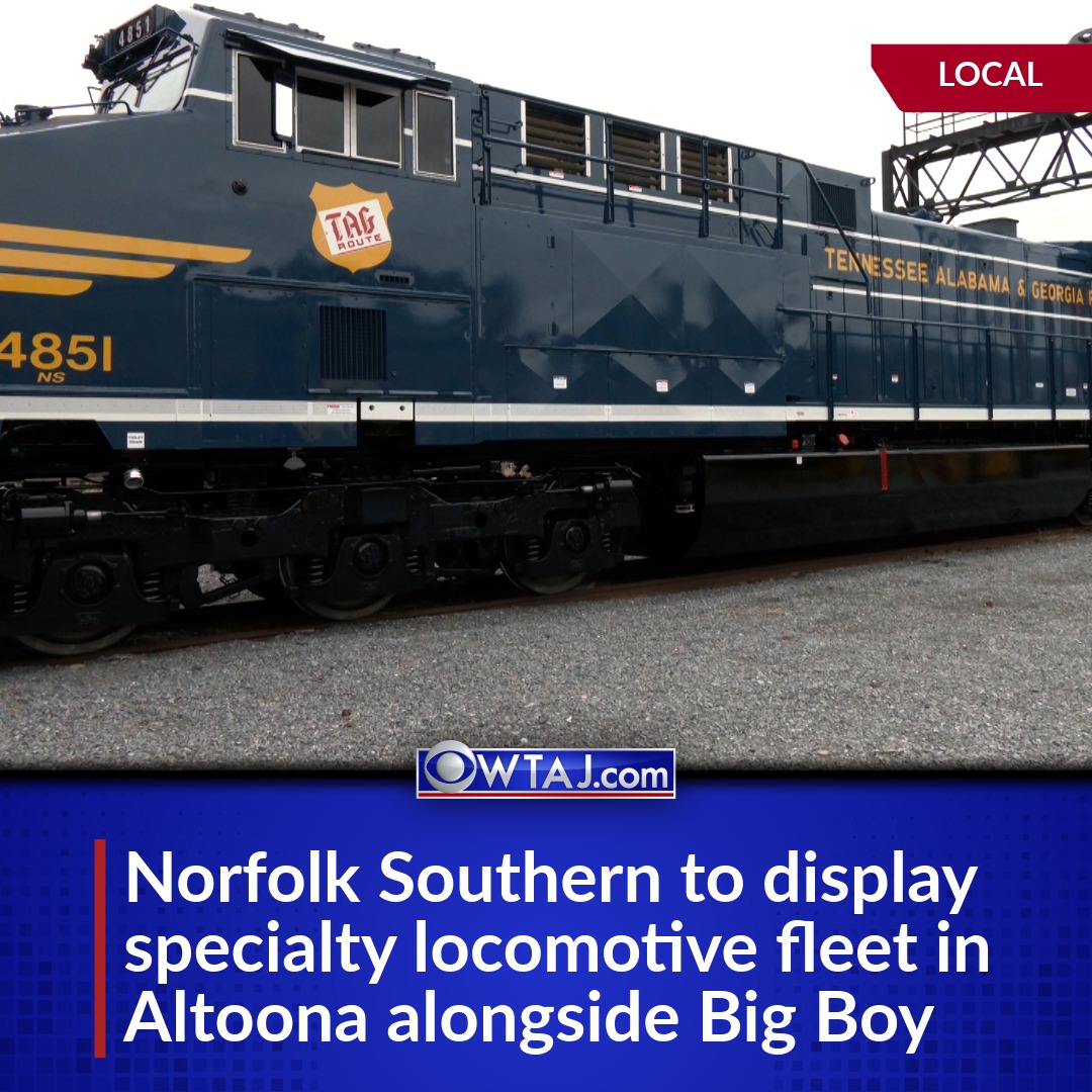 NORFOLK SOUTHERN鉄道　鉄道ディスプレイ Norfolk Southern unveils America's 250th locomotive series