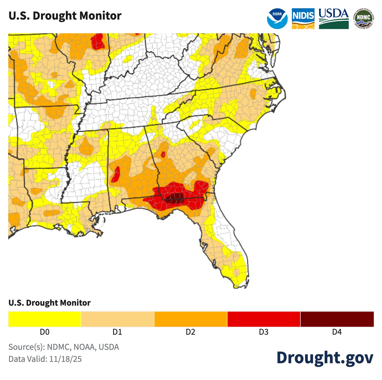 FOX - Nearly all of us are in a moderate drought. Portions of the ...