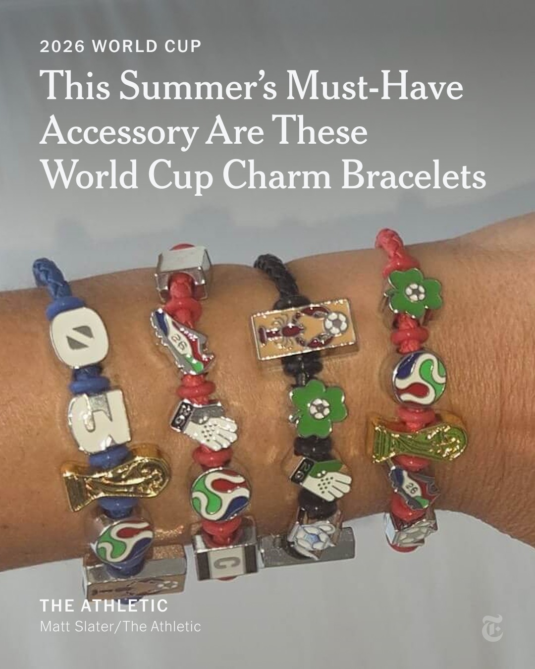 From The Athletic FC: Charm bracelets have become a viral