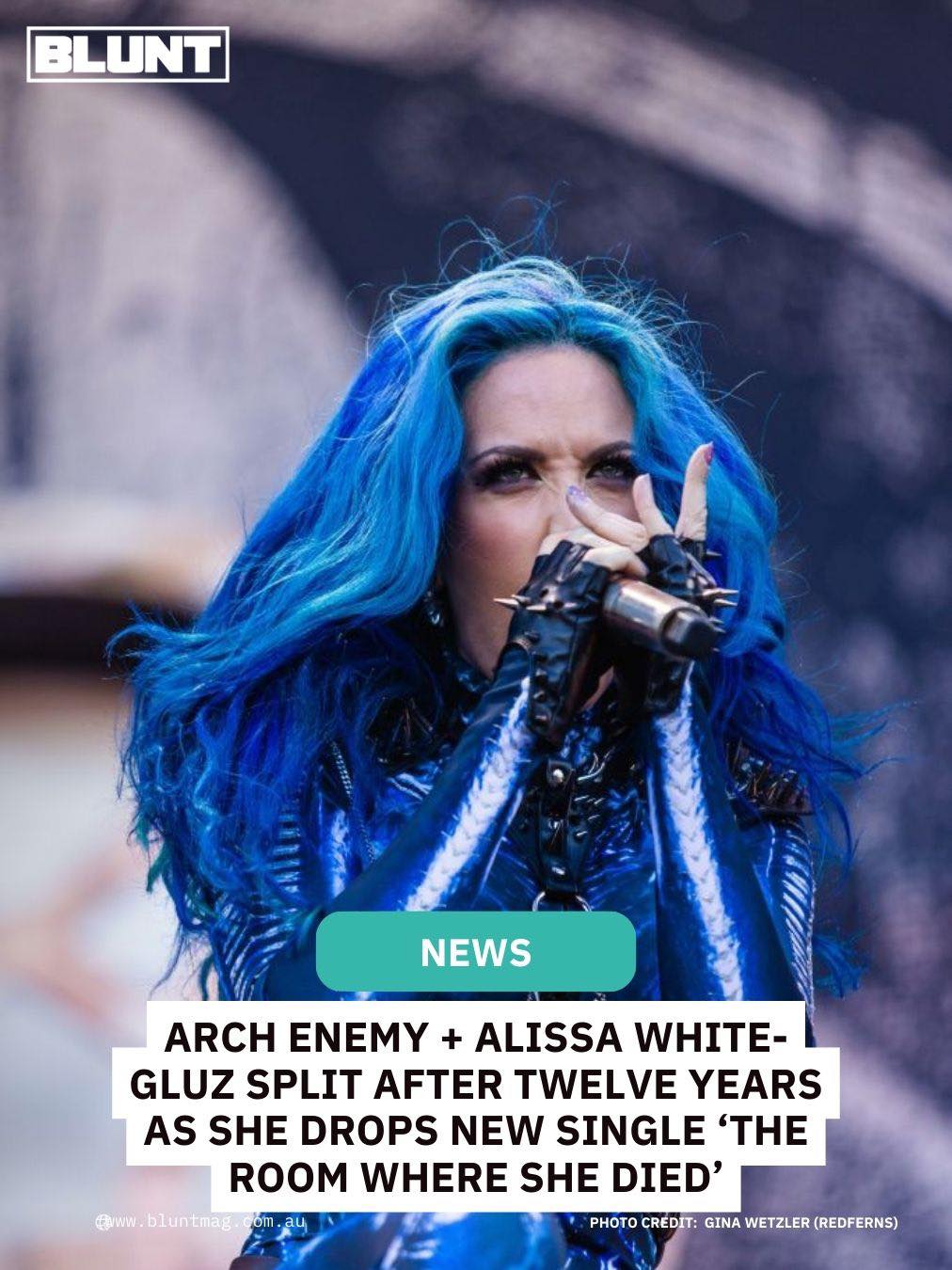 Blunt - Arch Enemy and Alissa White-Gluz have officially split after ...