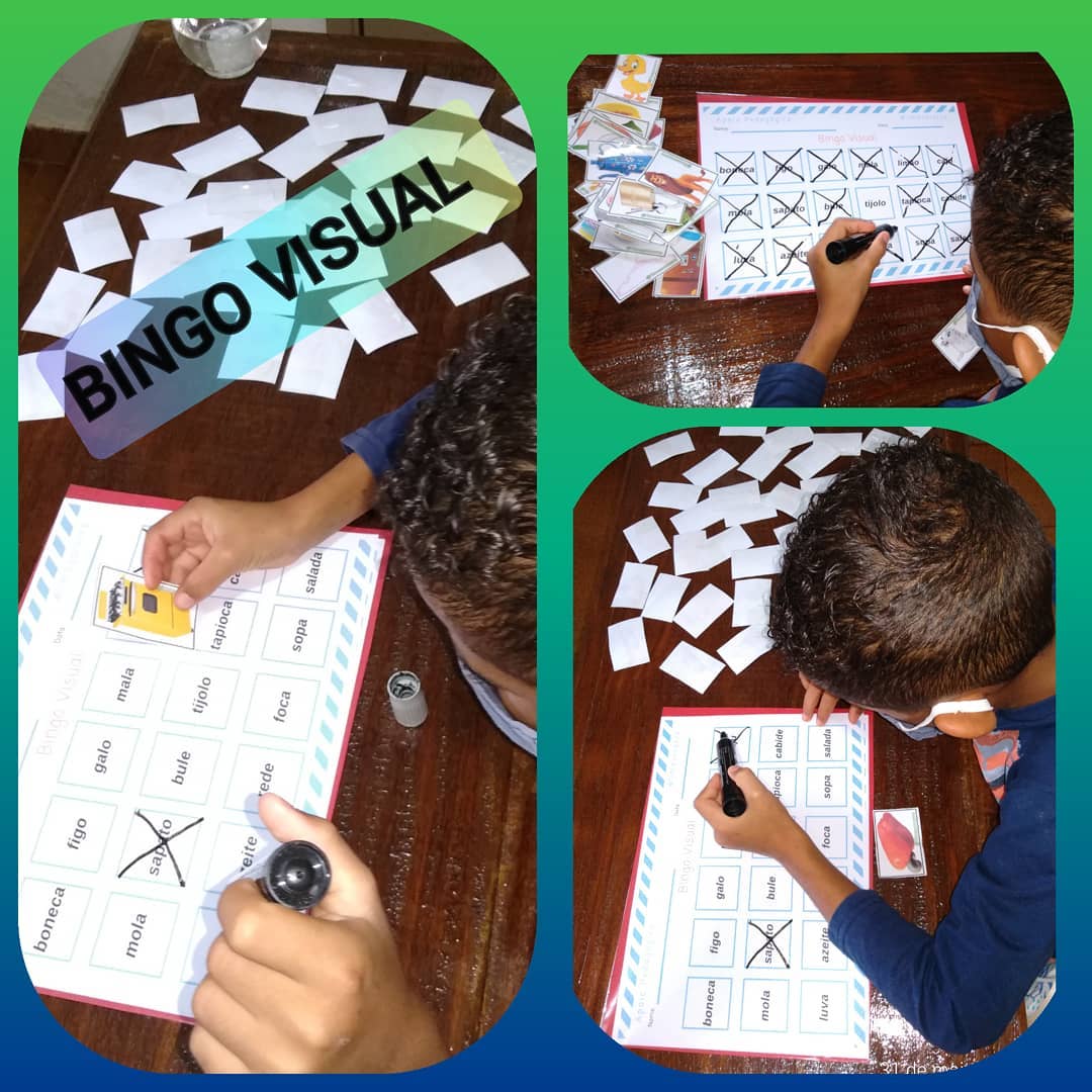 📝 ATIVIDADE : BINGO VISUAL... - Professora Geisa Matos