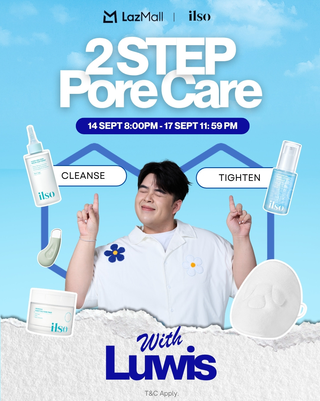 Get clearer pores and smoother-looking skin with Luwis's top skincare picks from ILSO Korea. Enjoy exclusive group-buy prices and limited-time vouchers on must-have skincare tools and essentials selected by Luwis. Stay tuned