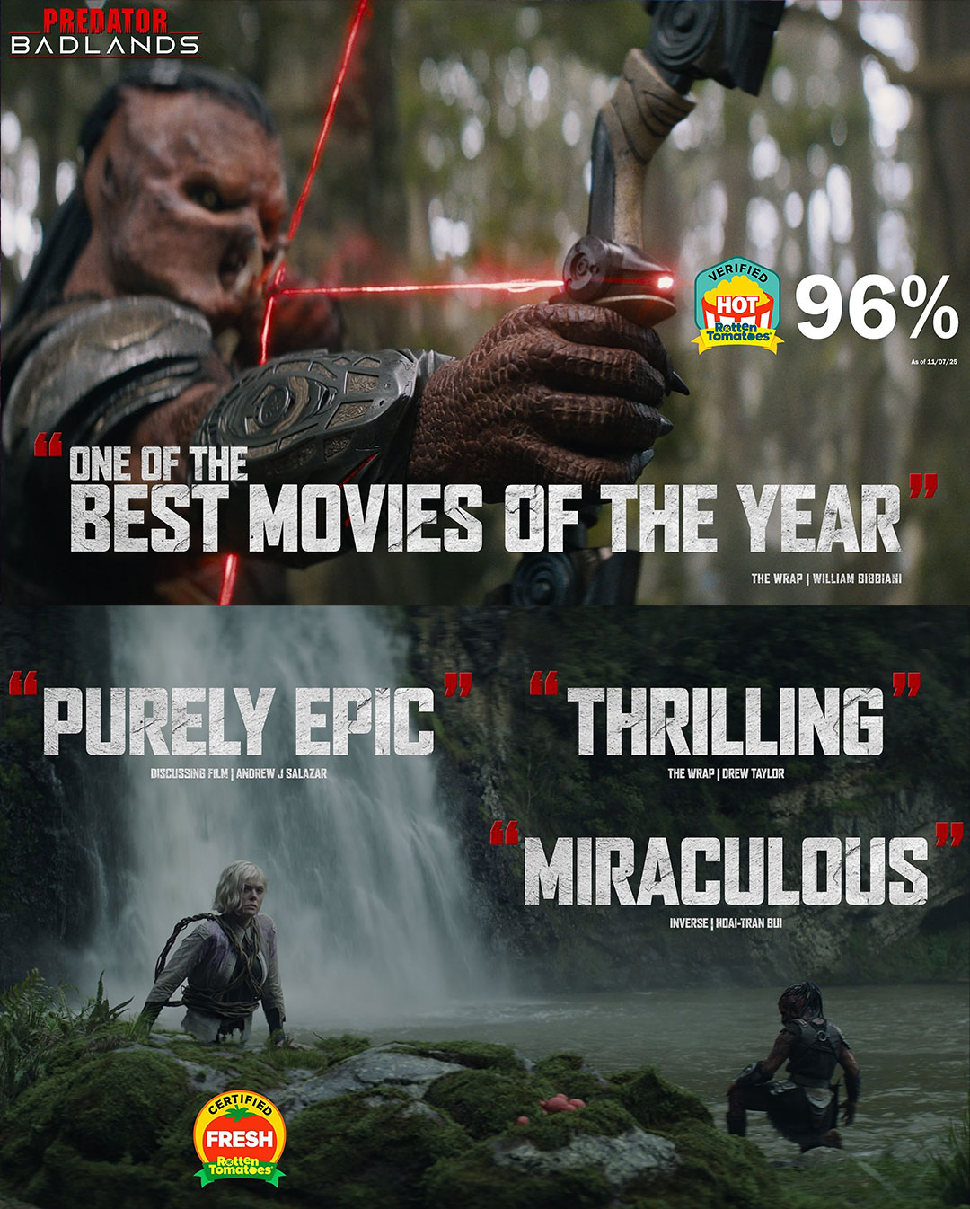 GSC - #PredatorBadlands changes everything 👏🙌💯 Critics... | Facebook