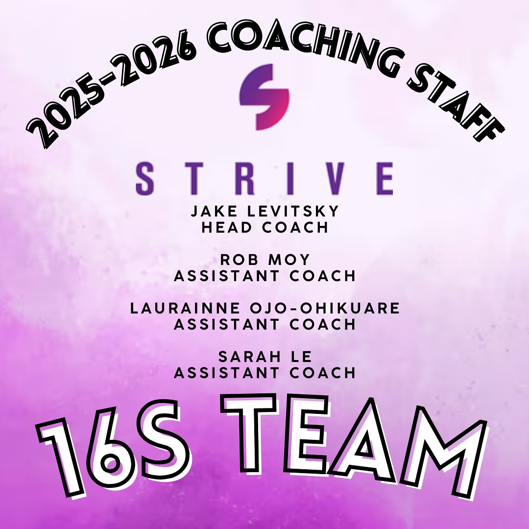 Strive - 16s is a special one this year! It sees the return of Coach ...