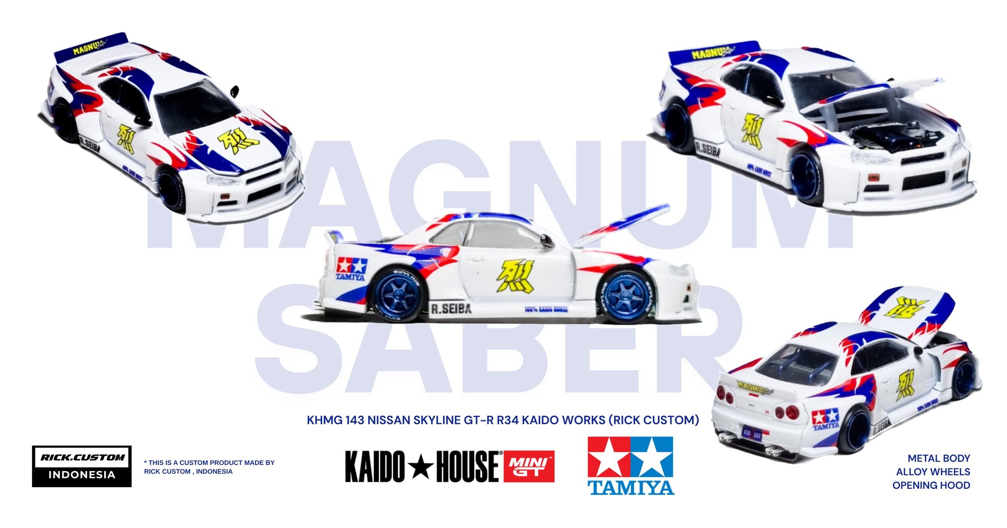 Skeleton Rexy - Kaido House Gtr-R34 (Custom)