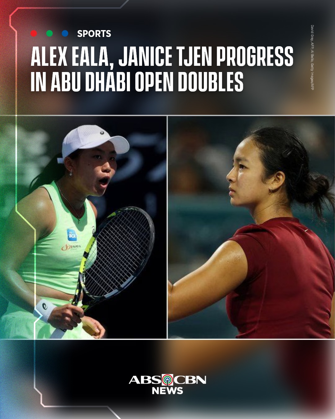 ABS-CBN News - Alex Eala logged another win at the Abu... | Facebook