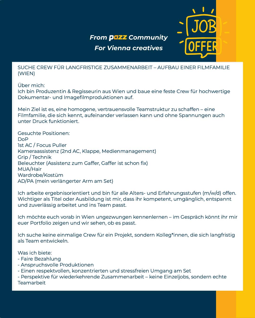 Pazz Network - Very interesting job offers for Vienna... | Facebook