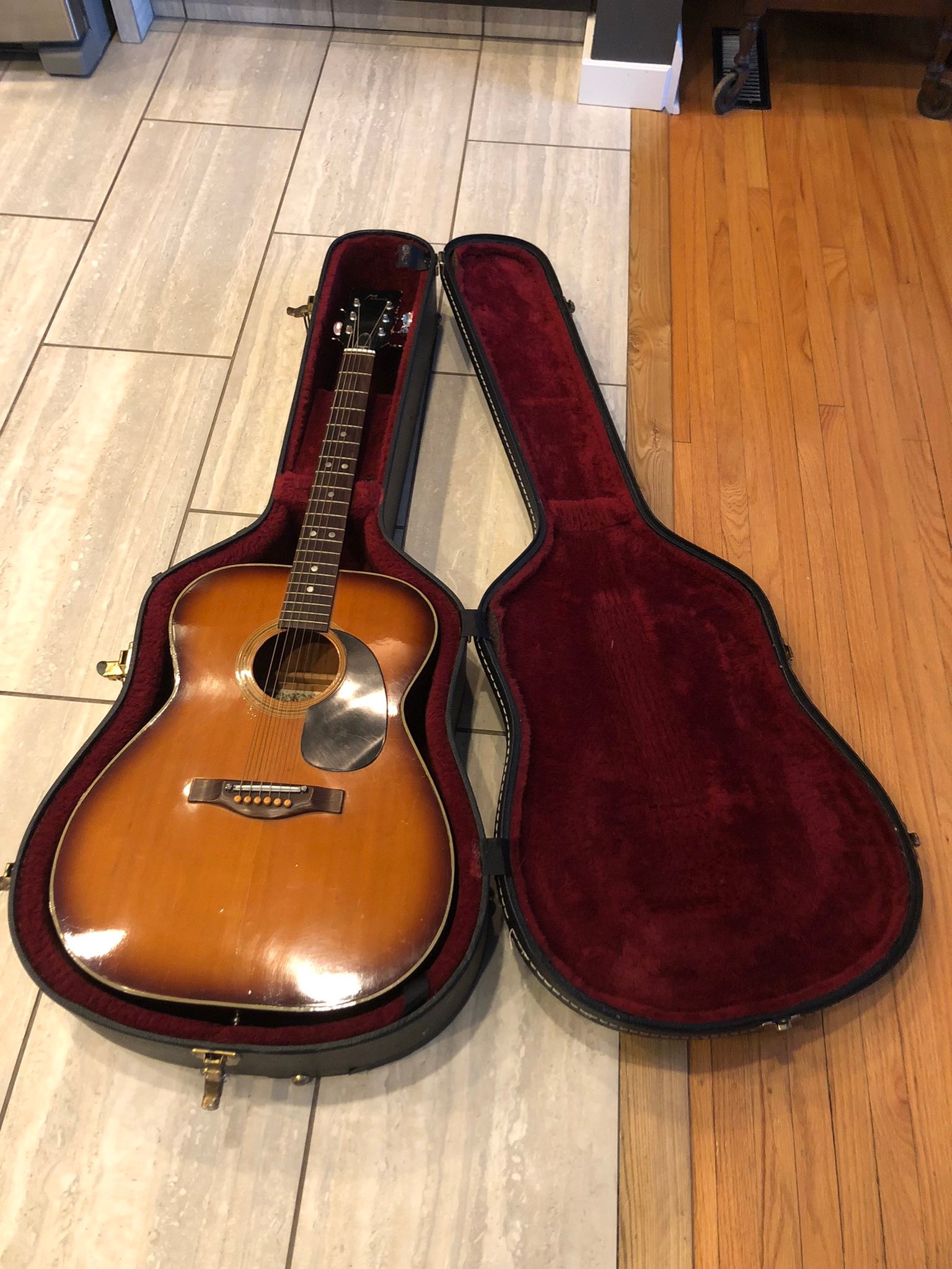What is the history of Maruha FB150M acoustic guitars?