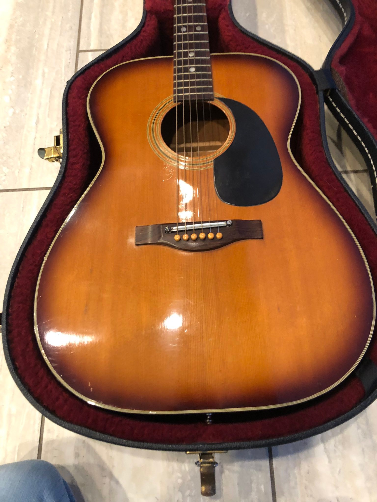 What is the history of Maruha FB150M acoustic guitars?