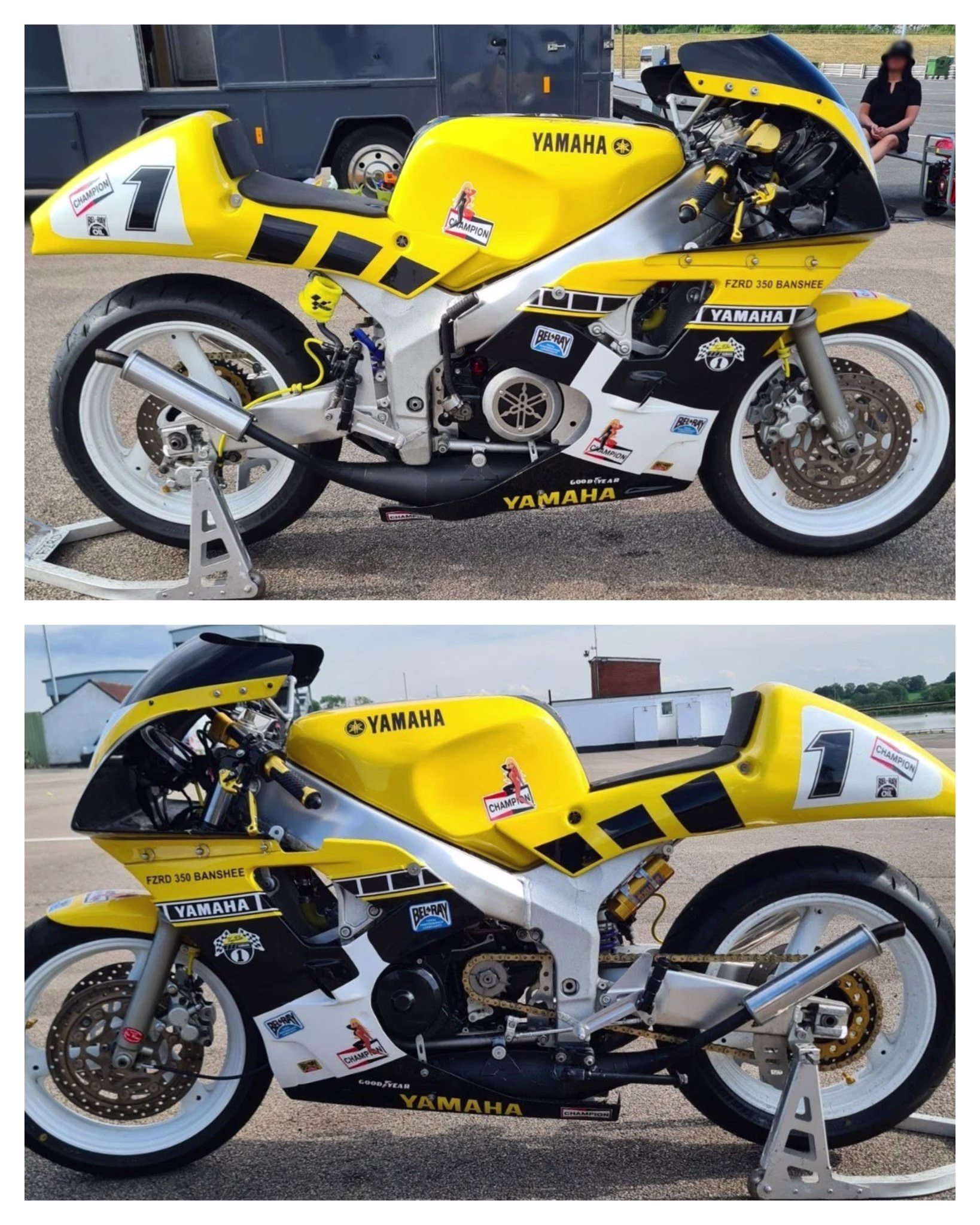 Ad: Yamaha 392cc Banshee in FZR400 chassis - Check out the pics 