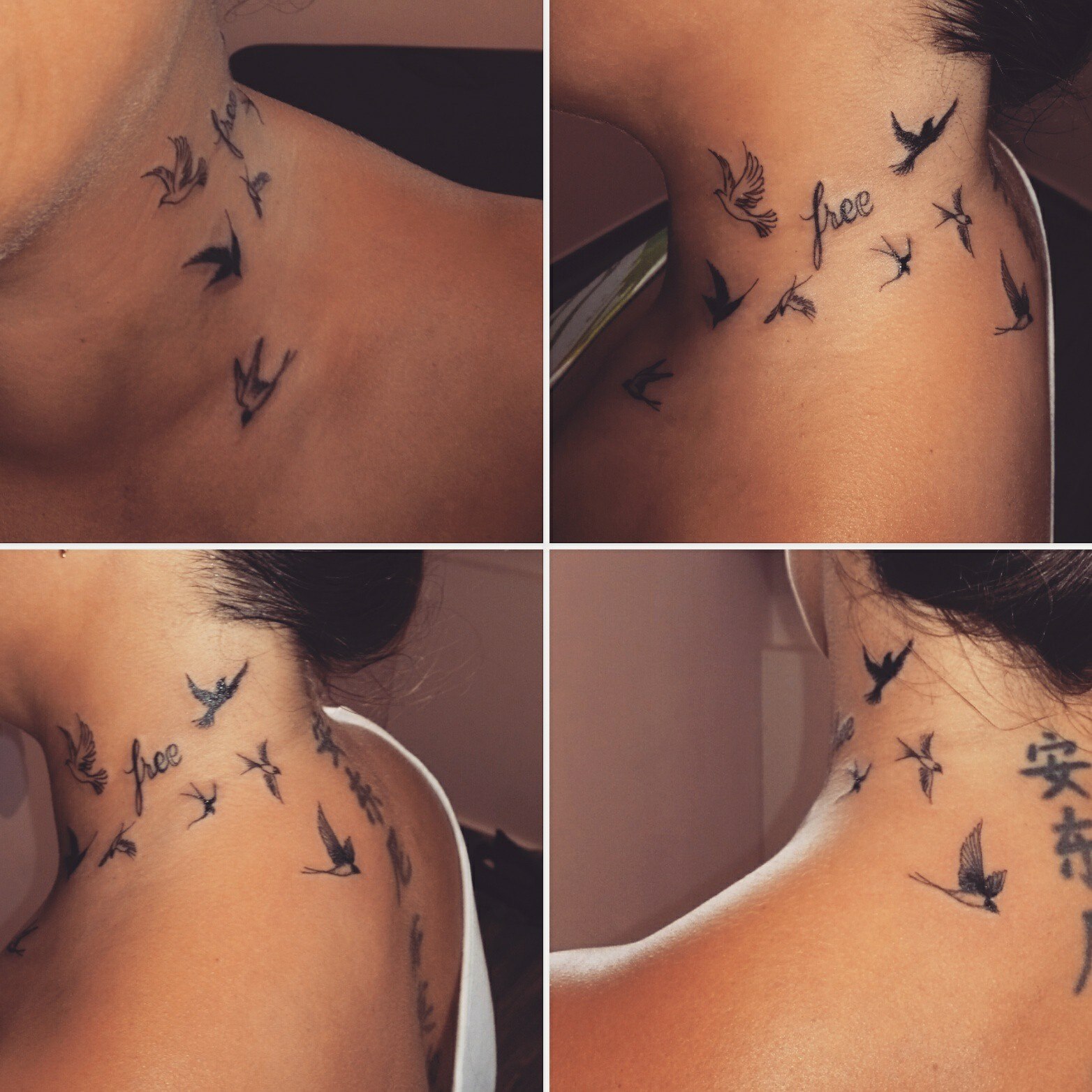 Tatouage Oiseaux Qui S Envolent