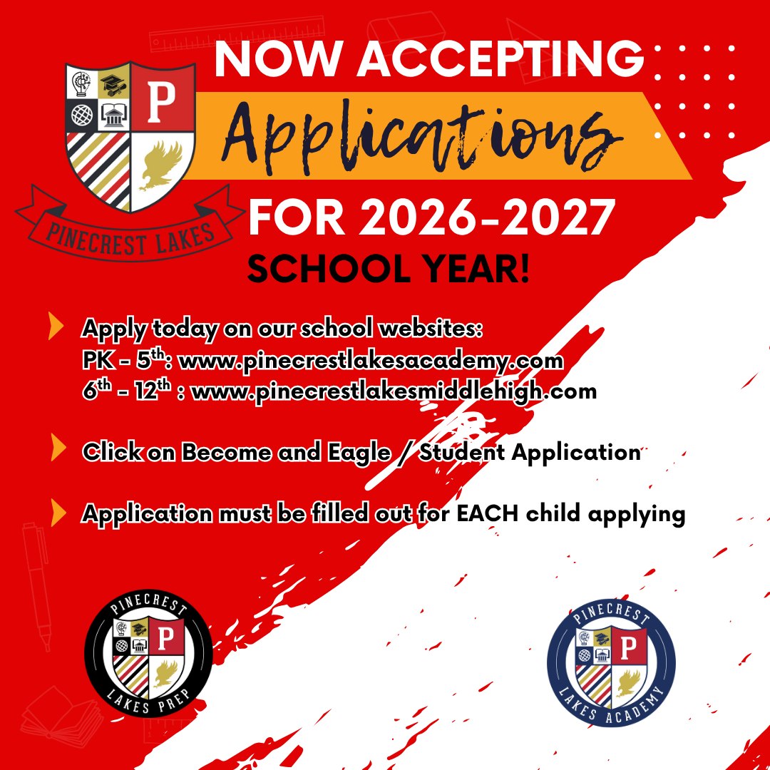 Pinecrest - 🚨 Enrollment Now Open for the 2026–2027 School Year! Are ...