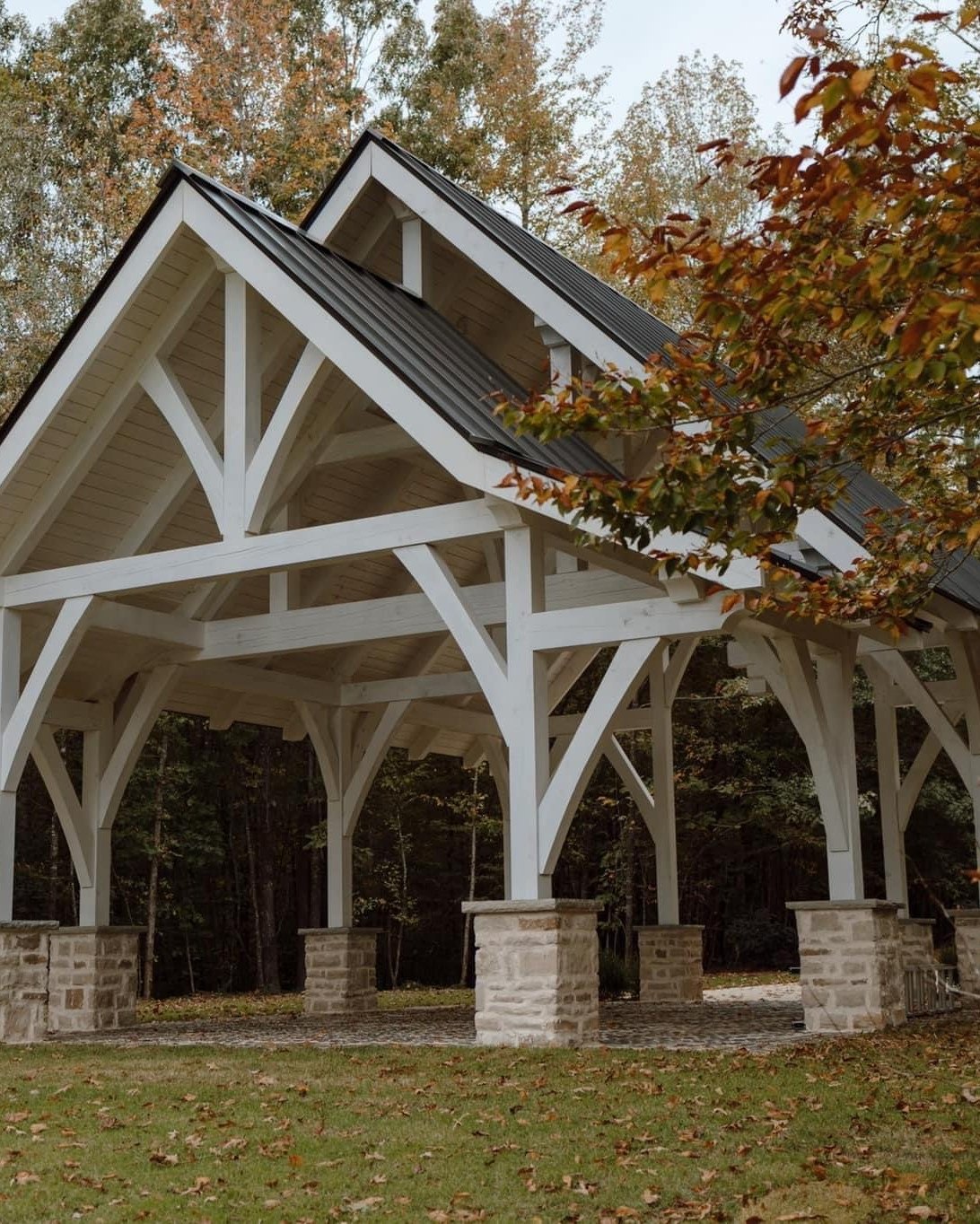 🌿 Outdoor Timber Pavilion – Blending... - Team Timber, LLC | Facebook