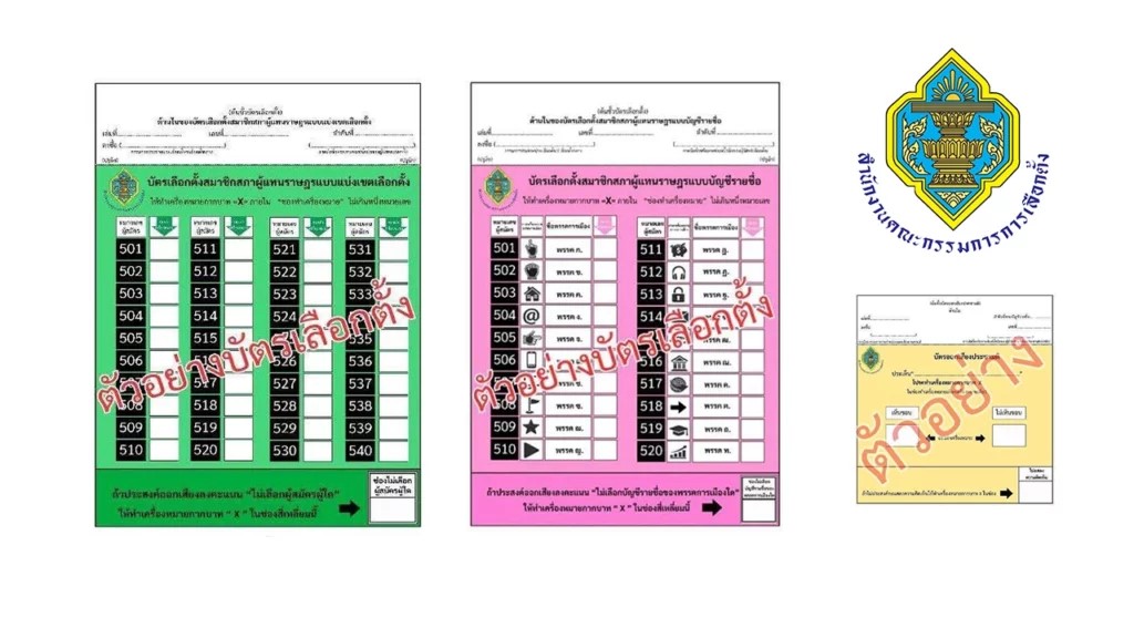 Thai - No Barcodes or QR Codes in EC Sample Ballots, Questions Emerge ...