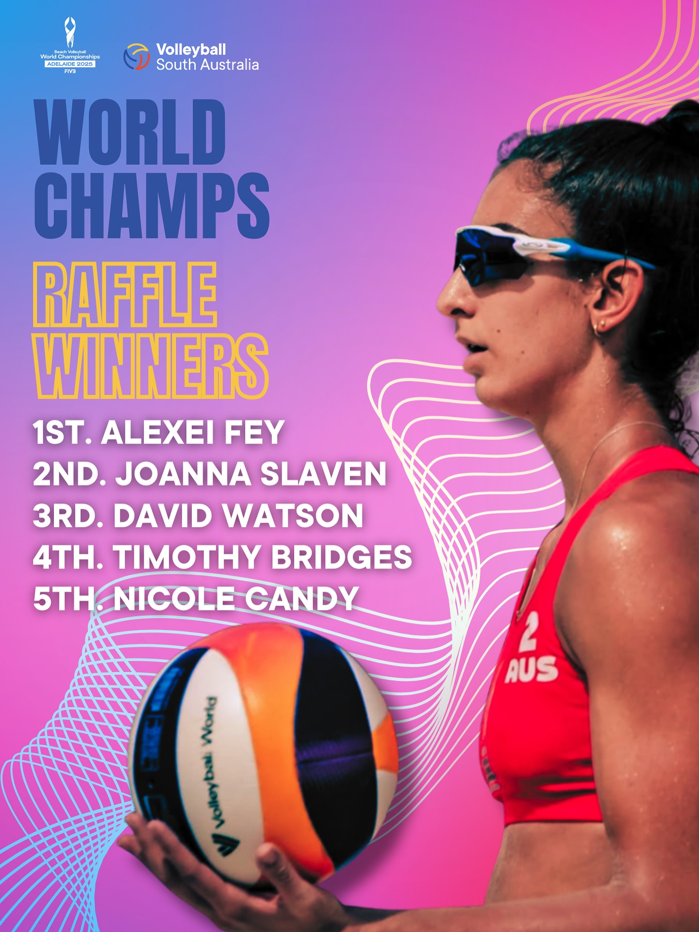 Volleyball - OUR WINNERS! Congratulations to our 2025 FIVB Beach ...