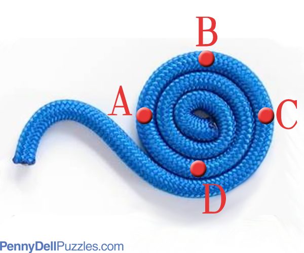 Penny - Math Monday: Which point cuts the rope into two equal parts ...