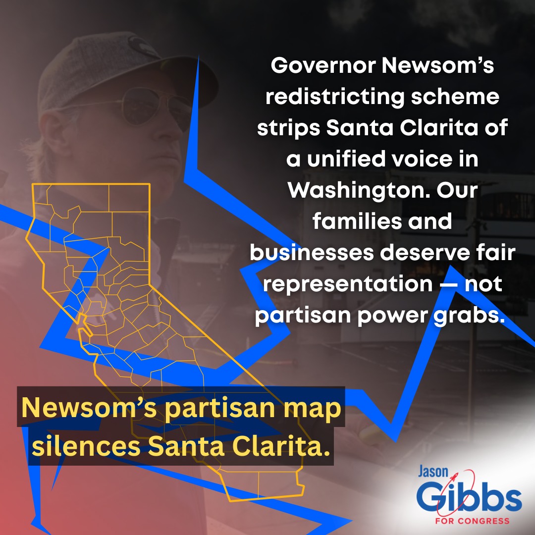 Jason - “Today’s signing of Governor Newsom’s redistricting plan is a ...