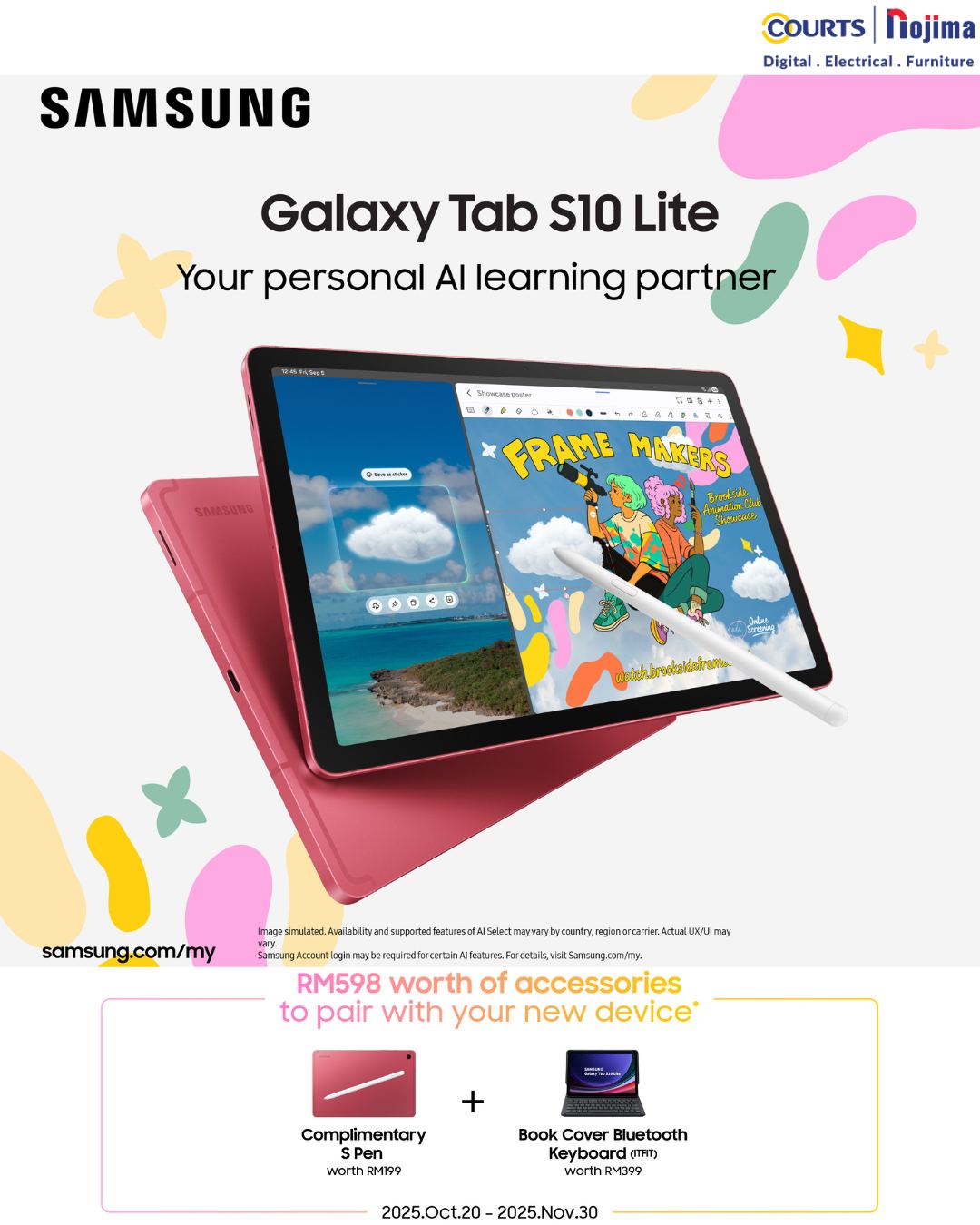 Courts - 🎉Meet your personal AI learning partner the Samsung Galaxy Tab ...