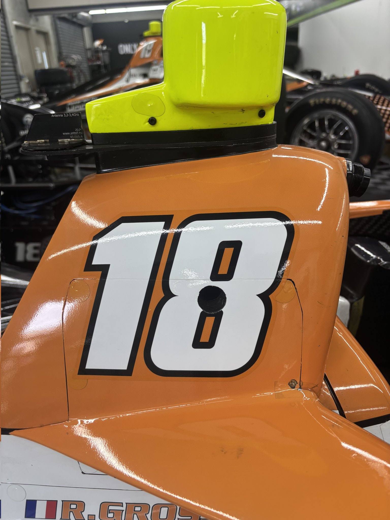 gp888　ナンバーアンドン At the Indianapolis 500, Dale Coyne Racing changed the font of