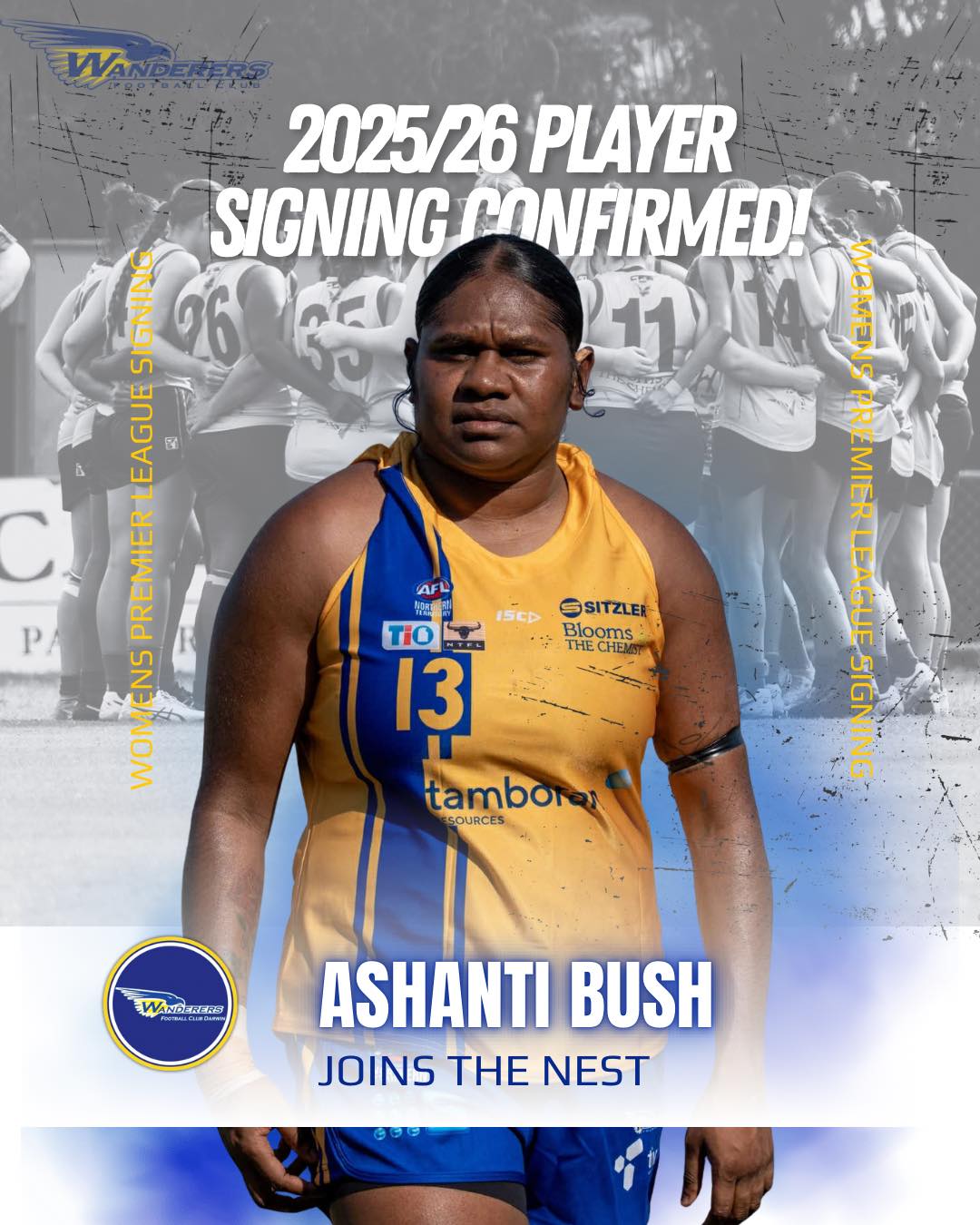 Wanderers - ☑️ WPL PLAYER SIGNING ☑️ 💛 Ashanti Bush The Wanderers would ...