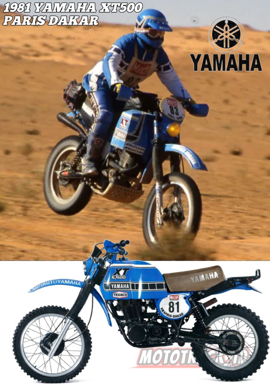 💥 Available 💥 122163304 YAMAHA XT 500 – 1986 – DARK BLUE/WHITE