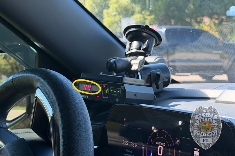 Venice Police Department reminds drivers of 30mph speed limit on