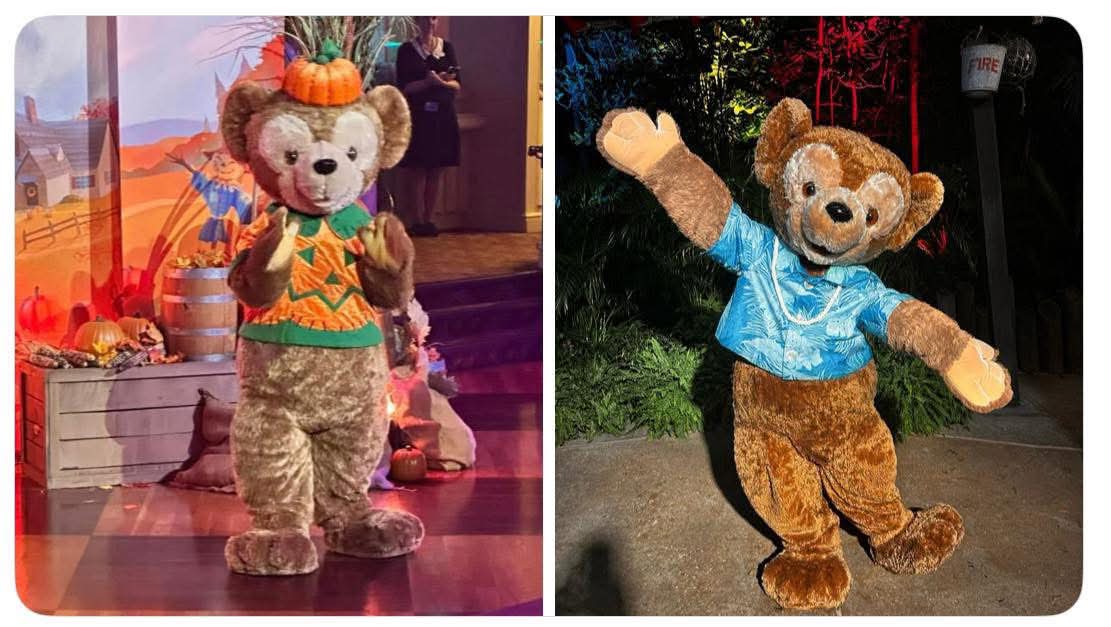 Duffy Bear and Disney Vacation Club experiences