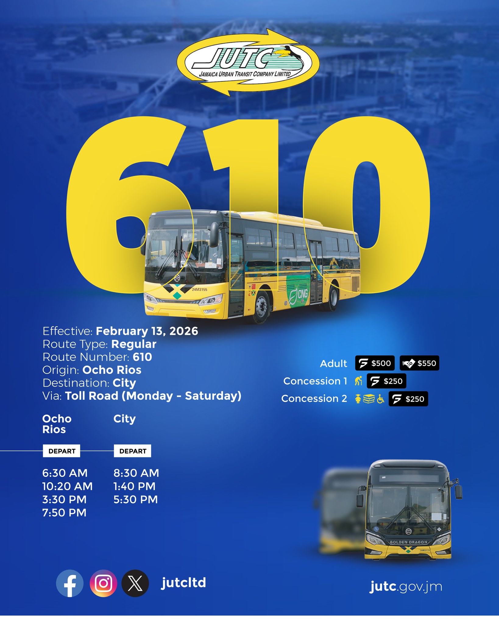 Jamaica Urban Transit Company | Spanish Town