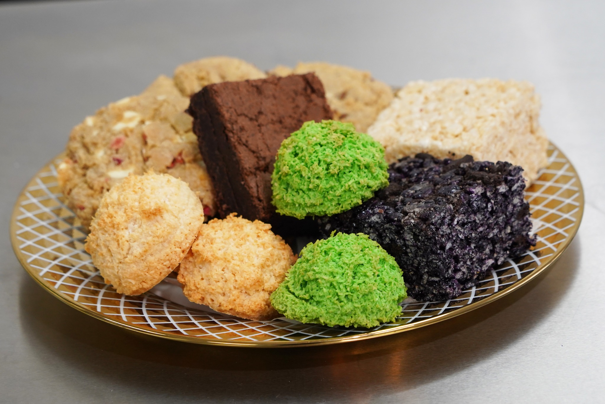 The Waltham - Among some cookies and puffed rice treats are green ...