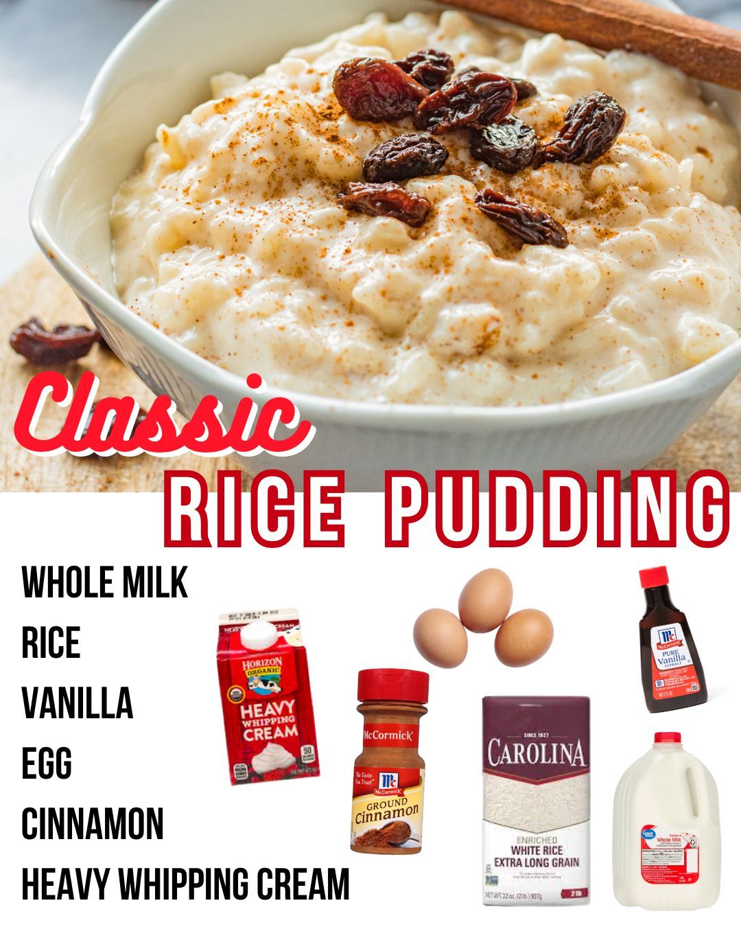 Old-fashioned rice pudding, made from... - I Wash... You Dry | Facebook
