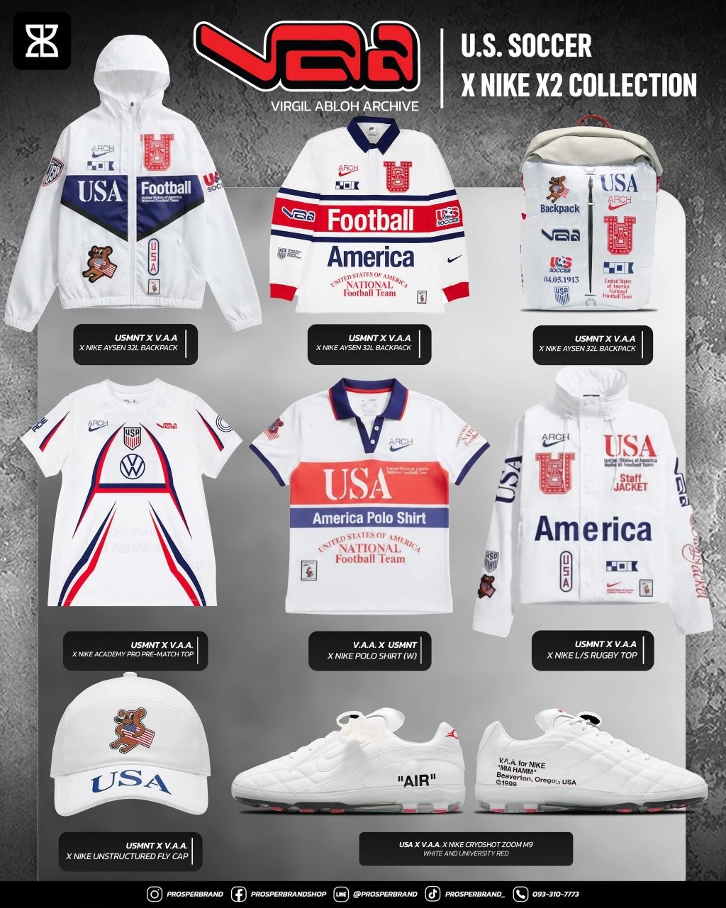 V.A.A. x NIKE X2 COLLECTION U.S. SOCCER