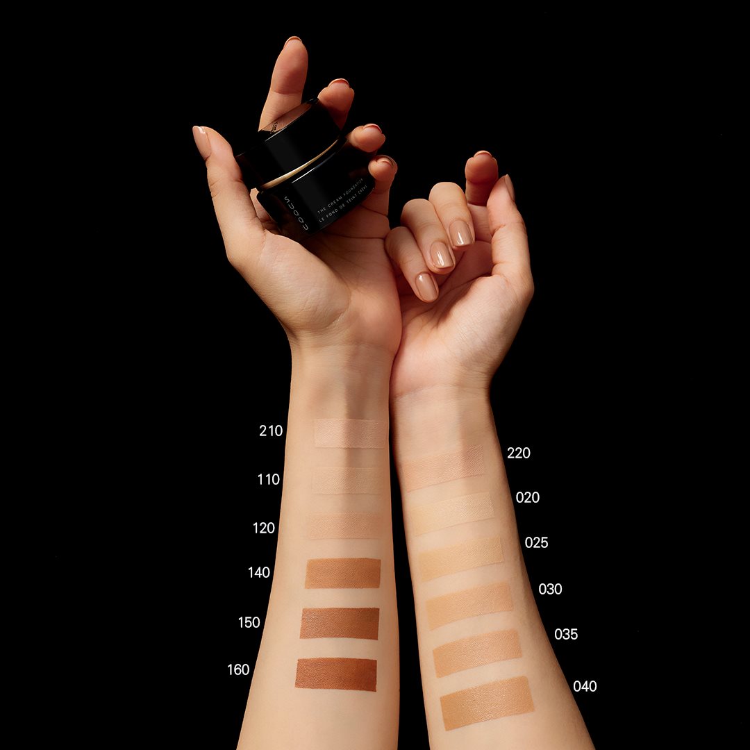 A formula that melts onto the skin, and provides a refined finish