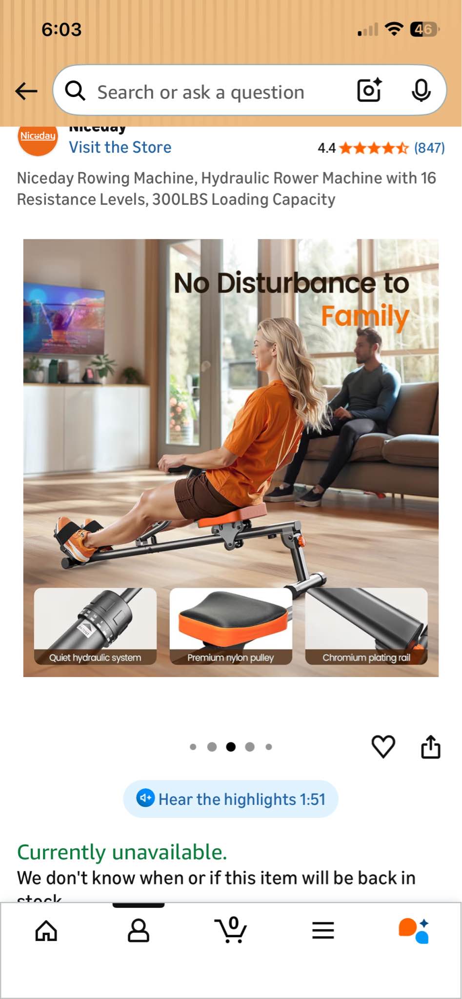 Rowing Machine - 16 Difficulty Levels - Rowing Machines - Montclair ...