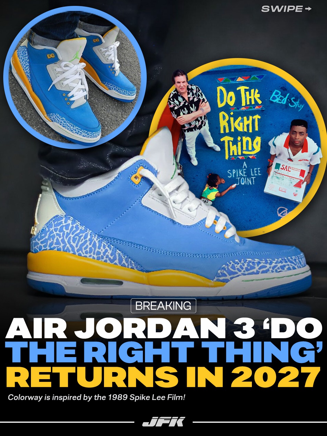 Breaking: Air Jordan 3 “Do The Right Thing” Returns Spring 2027