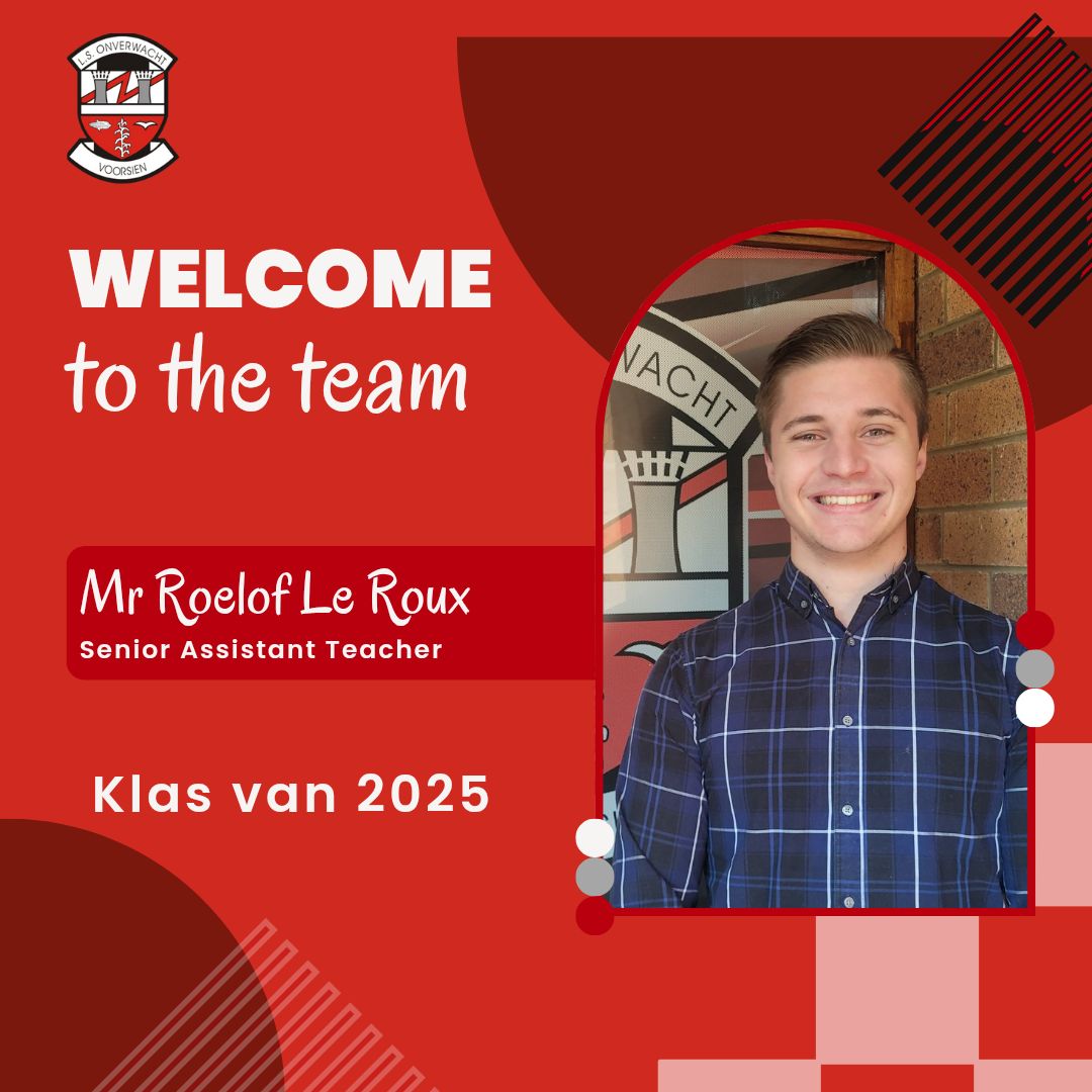 A very warm welcome to Mr.... - Laerskool Onverwacht Page | Facebook