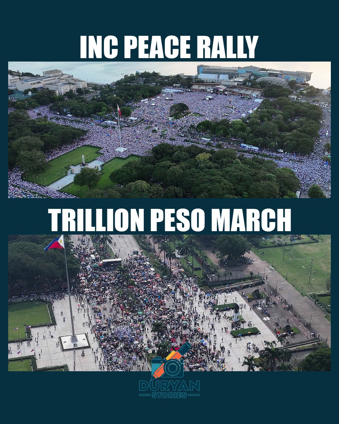 Duryan - 🫢 INC Peace Rally, Nov. 16, 2025 Trillion Peso March, Nov. 30 ...