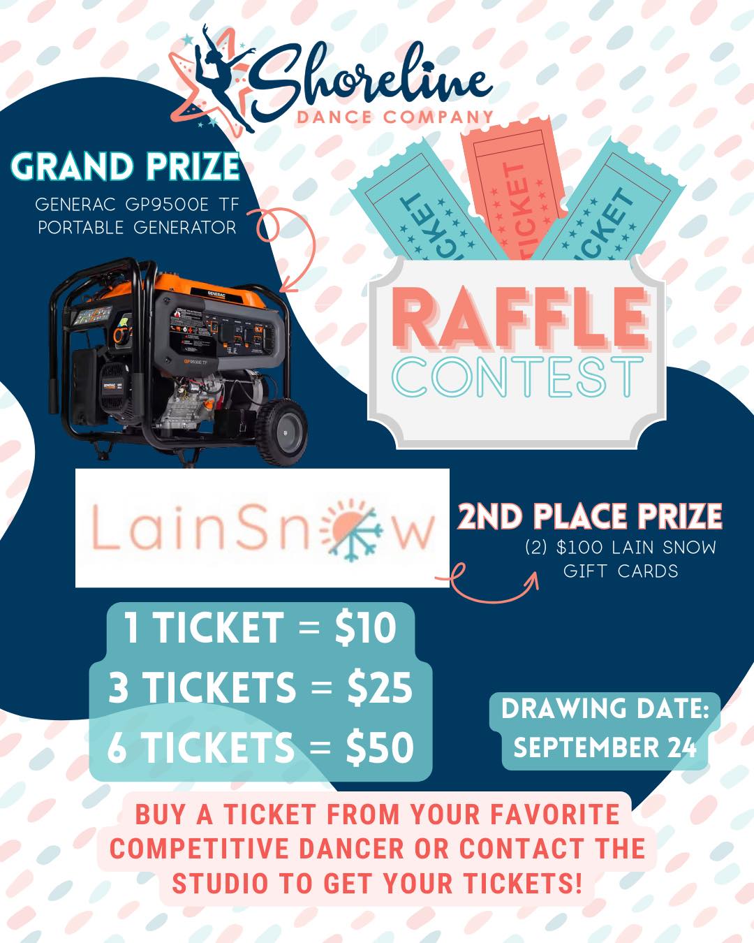 Shoreline - Just 3 more days to buy your raffle tickets. We will draw ...