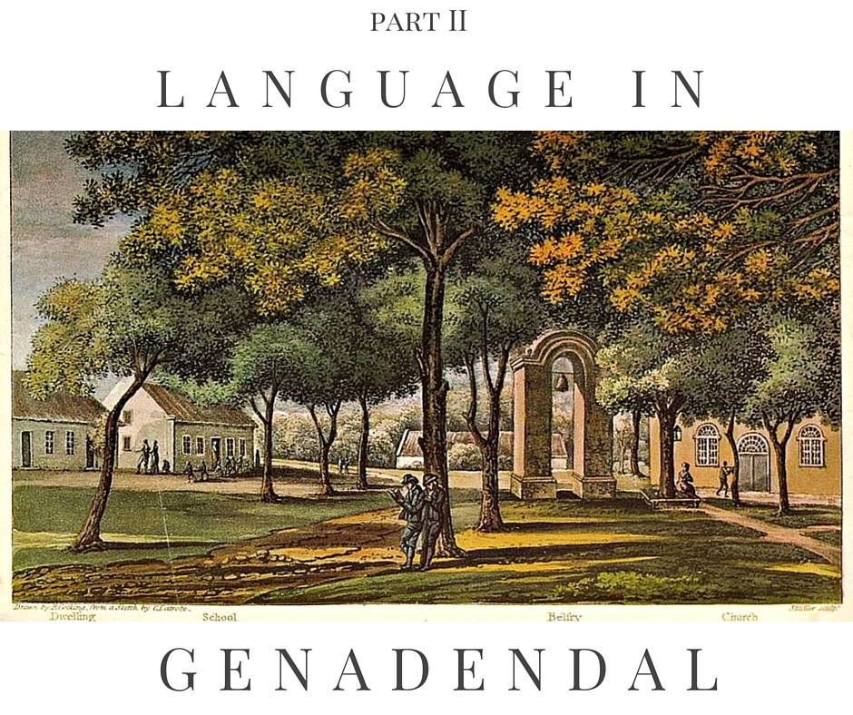Genadendal - GENADENDAL DUTCH In honour of International Mother ...