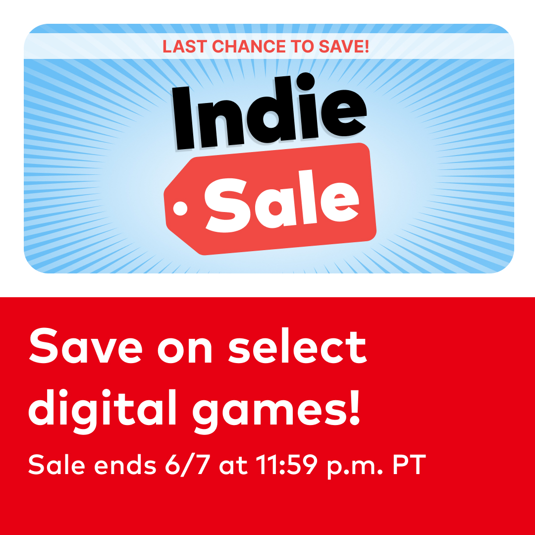 The Indie Sale is almost over! Save on hundreds of Nintendo Switch