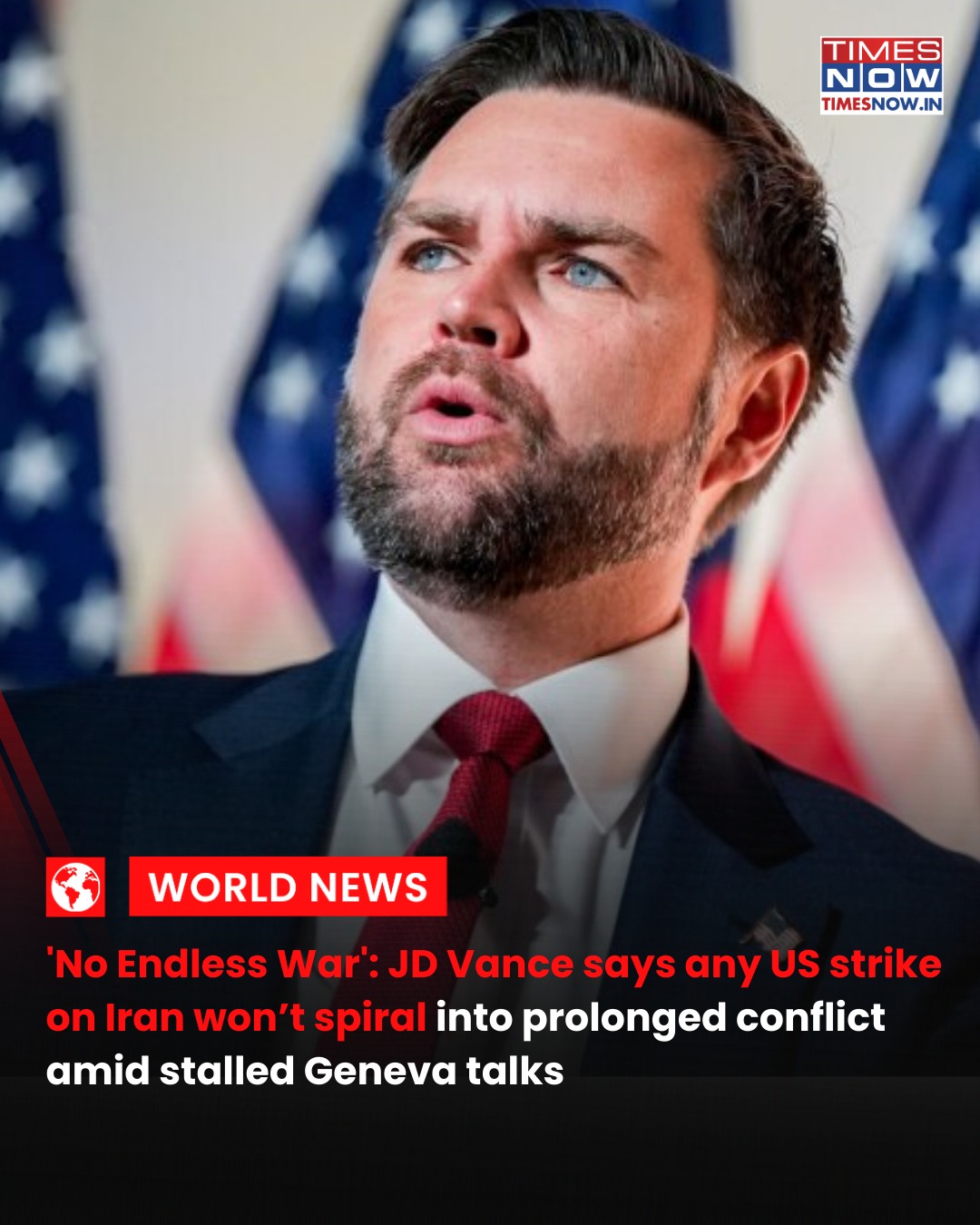 TIMES NOW - US Senator JD Vance stated that any potential... | Facebook