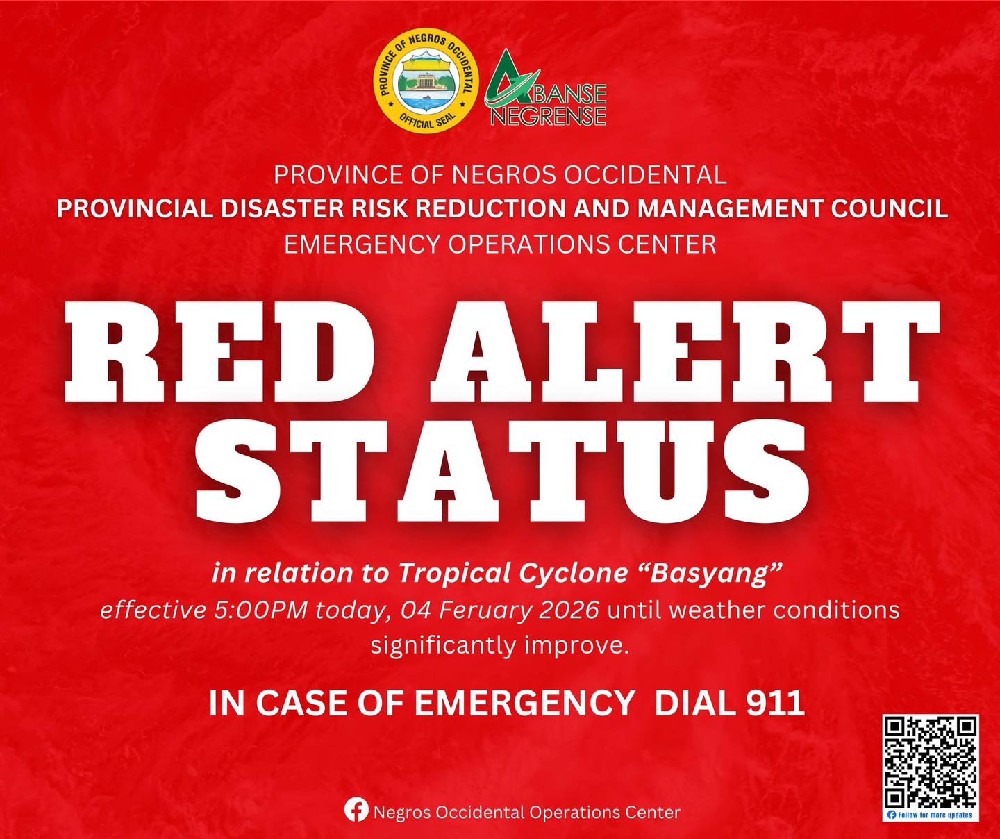 Digicast Negros - RED ALERT STATUS The alert status at... | Facebook