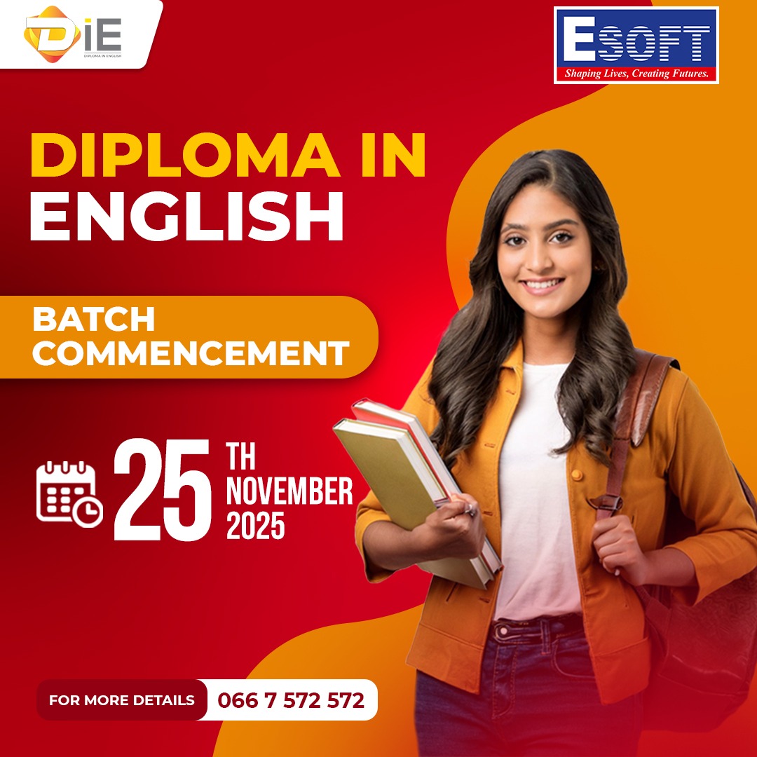 🎓 Diploma in English – New... - ESOFT Metro College - Matale | Facebook