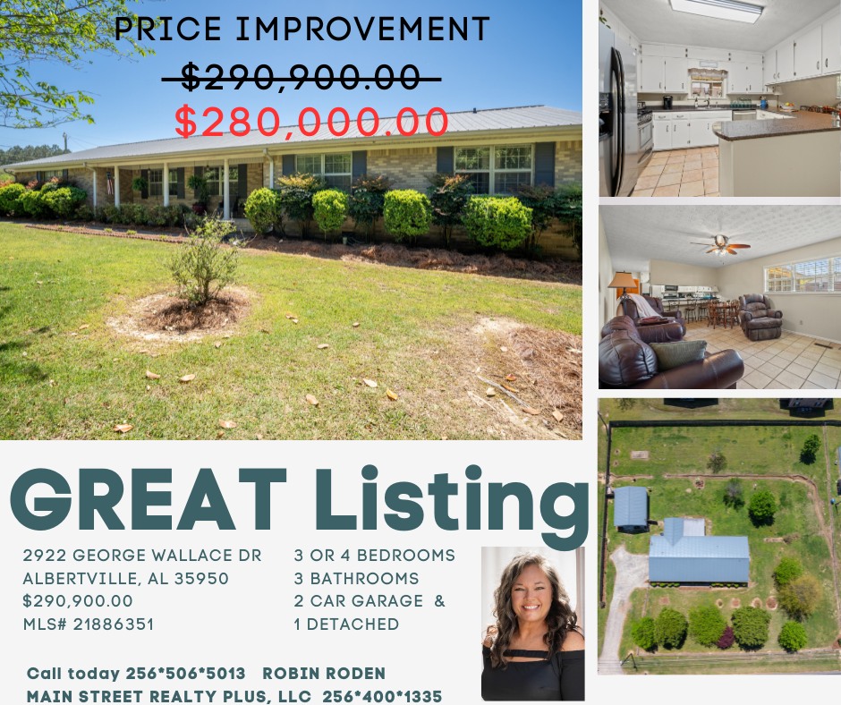 Robin - PRICE IMPROVEMENT!! Look at this ready to move in home, perfect ...