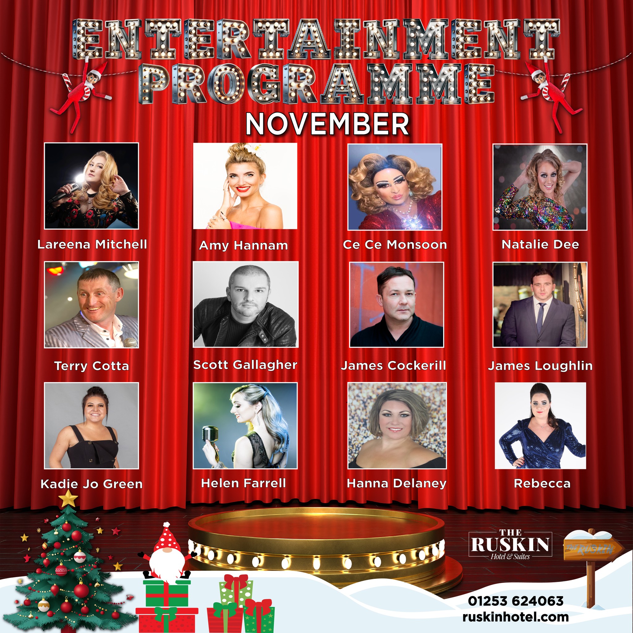 Here is our November... - The Ruskin Hotel, Blackpool | Facebook
