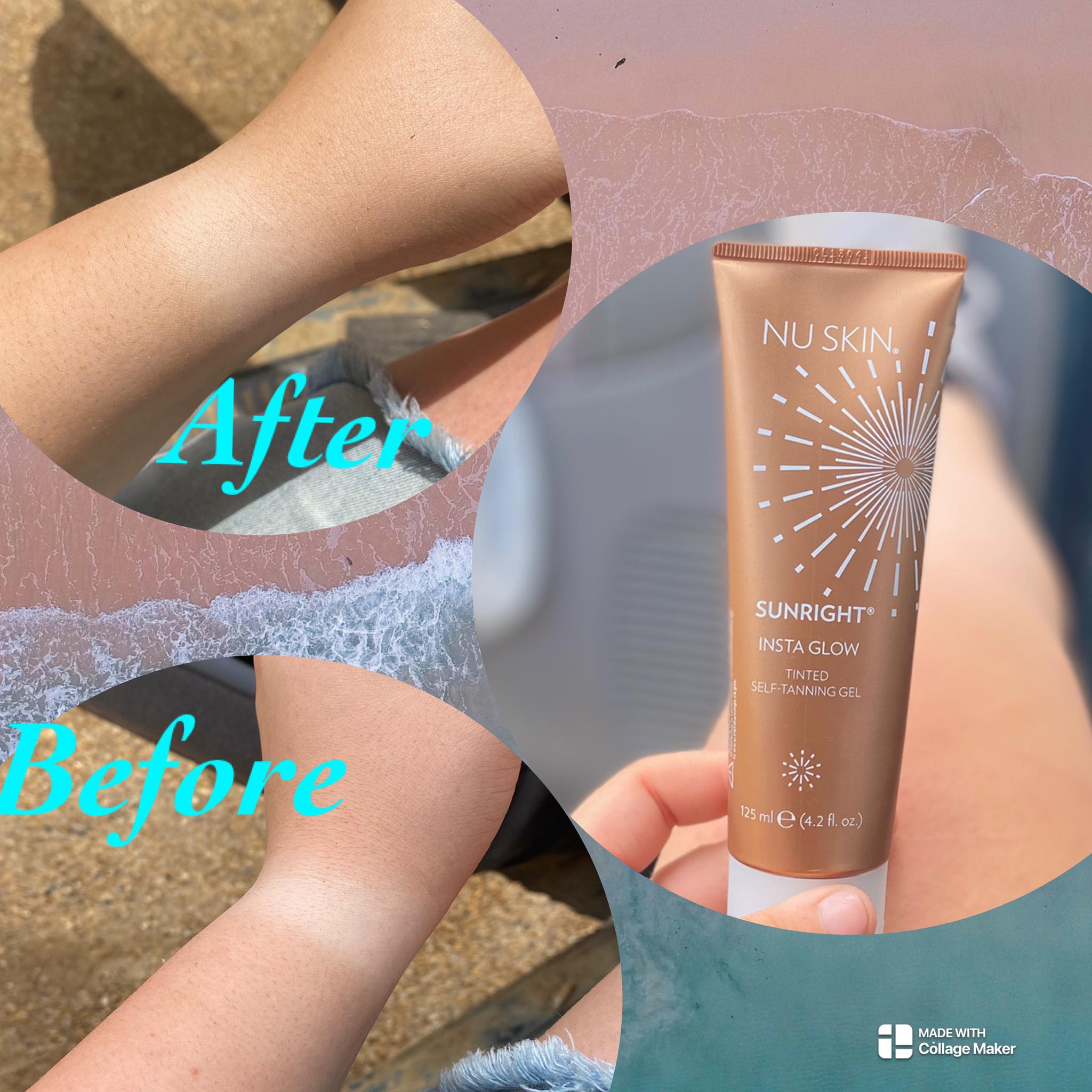 After my last skin pharm visit I have been embracing the glow & adding to my tan from the trip! Playing around with some medicube products that I have seen all over