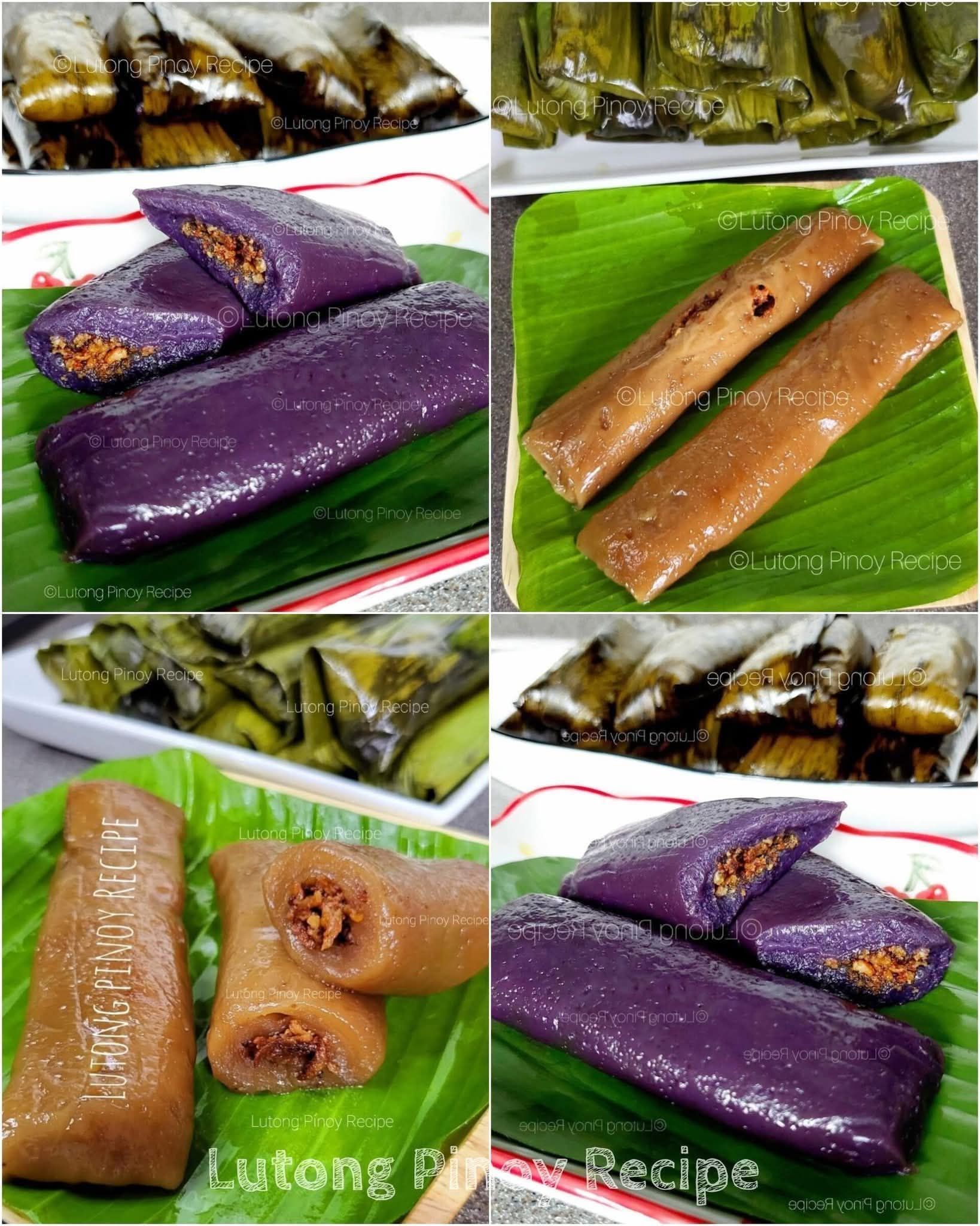 Lutong - Suman Maruecos Ingredients: 2 cups glutinous rice flour 1 cup