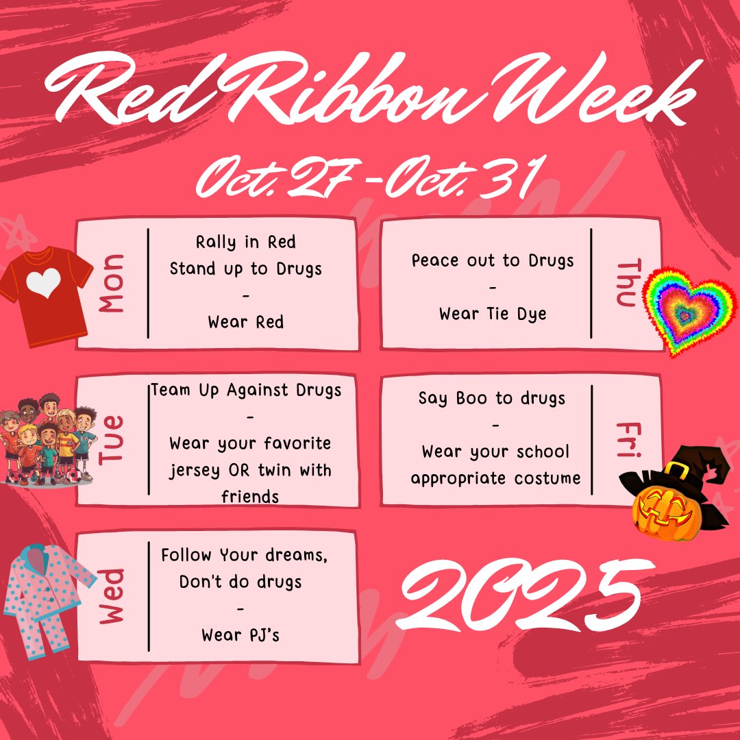 Gananda - Reminder: Red Ribbon Week starts Monday! Started in 1985, the ...