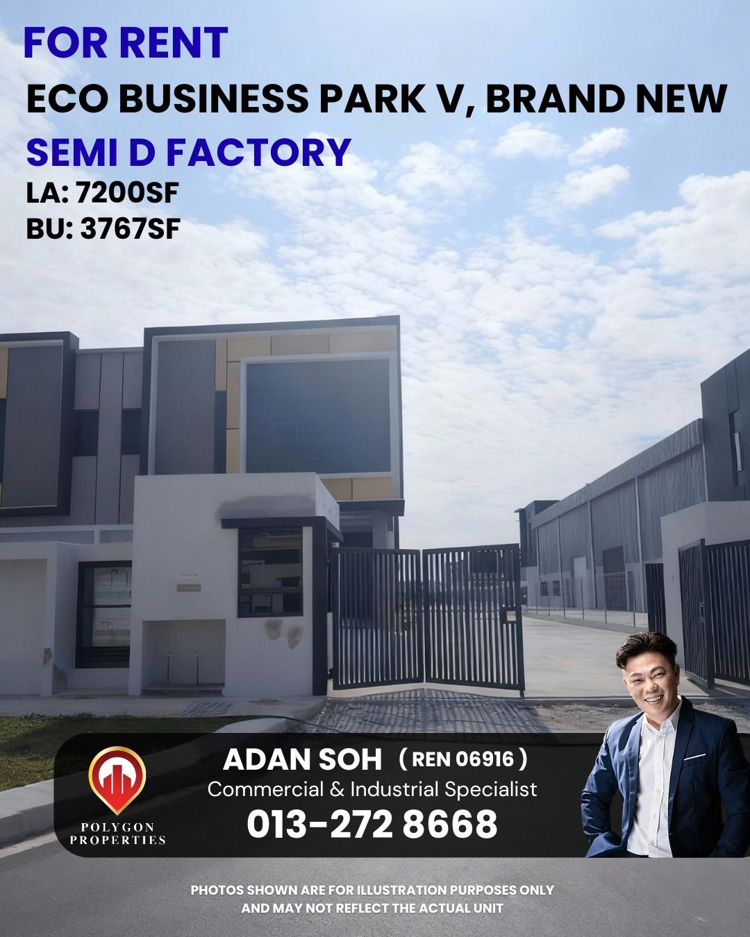 Hot Sale - 🏭 For Rent – Semi-D Factory 📍 Puncak Alam, Eco... | Facebook