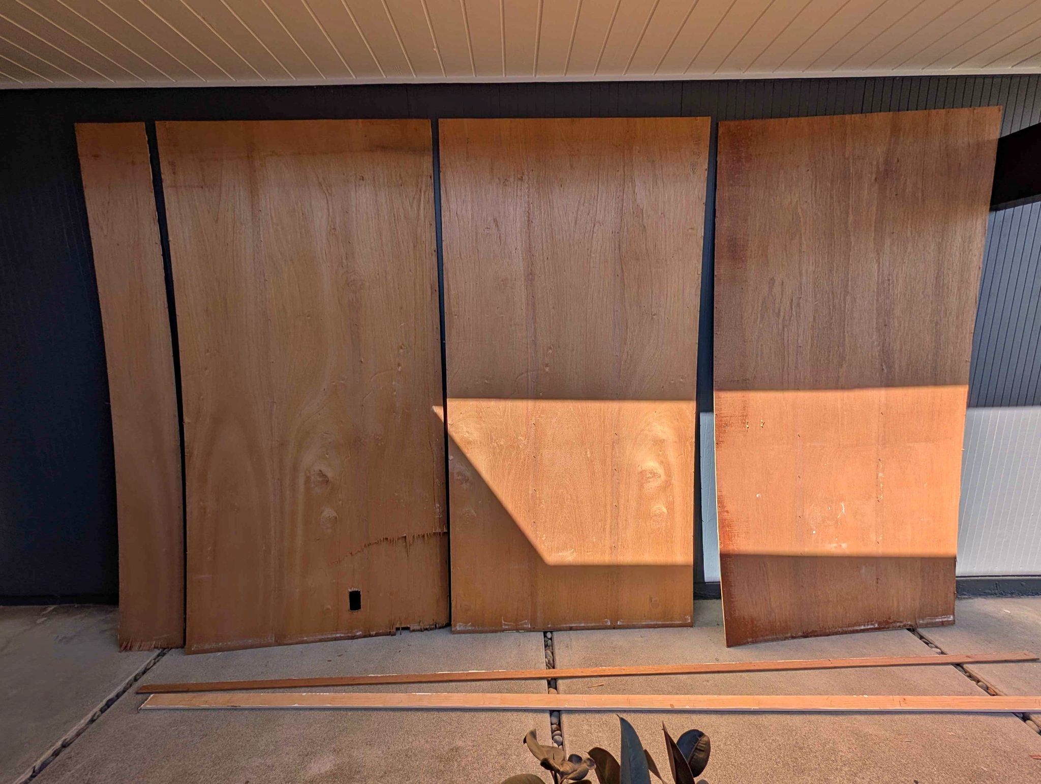 Original Eichler Mahogany Panels - Medicine Cabinets - Foster City ...