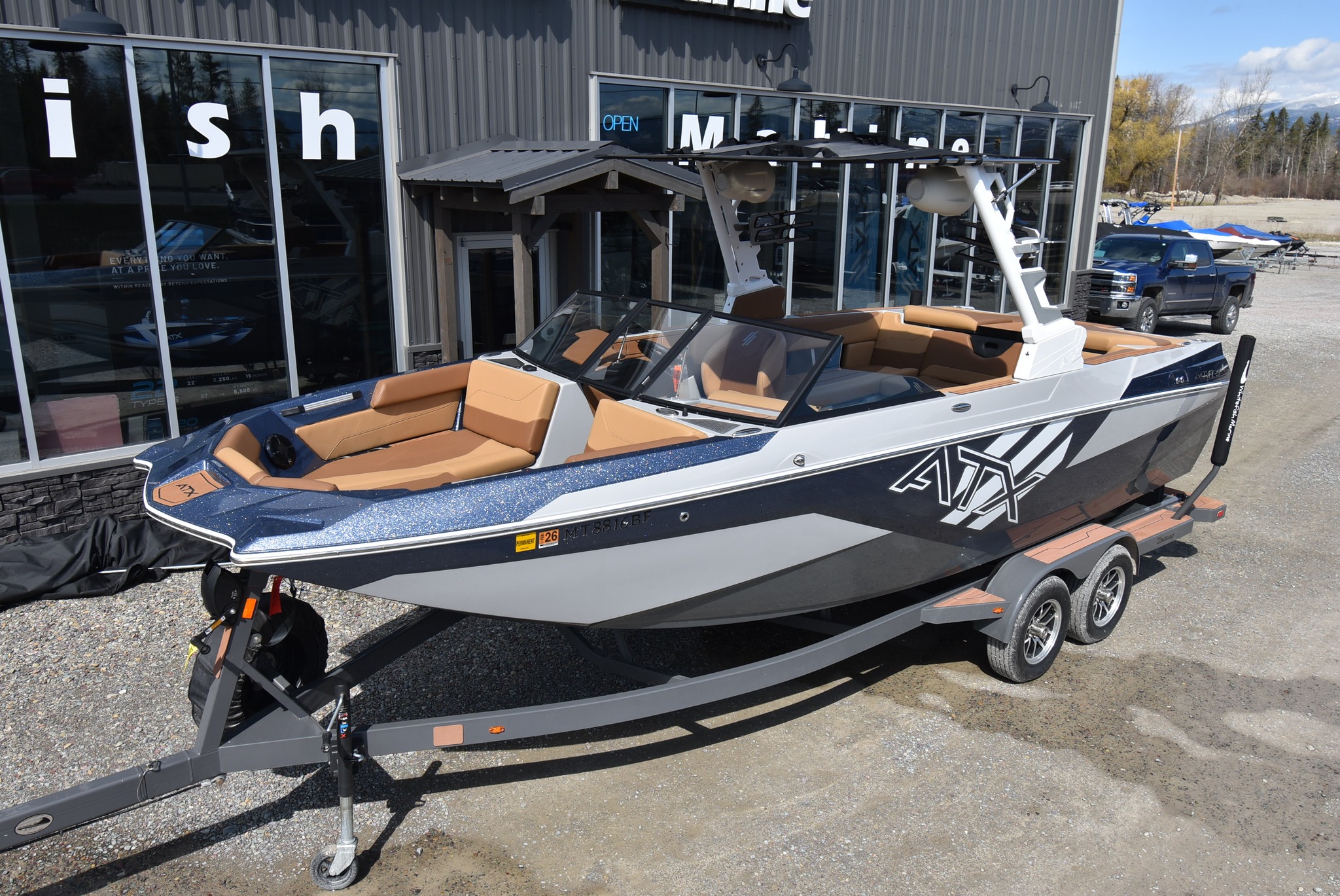 Preowned surf boats for sale at Whitefish Marine